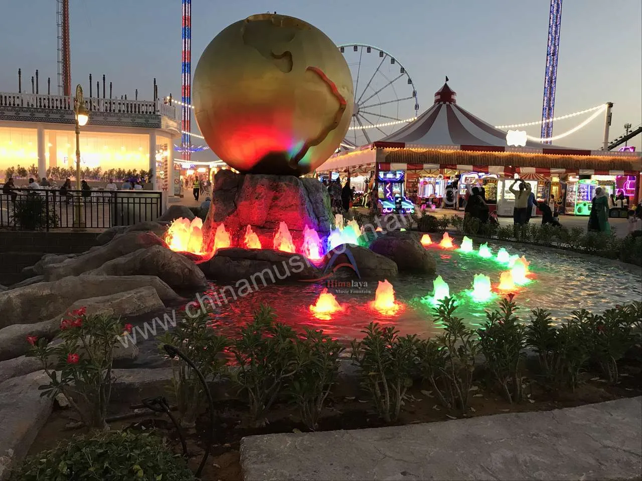 interactive fountain