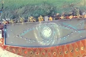 Mumbai Regency Antila Large Musical Water Fountain Project, India масштабный музыкальный фонтан