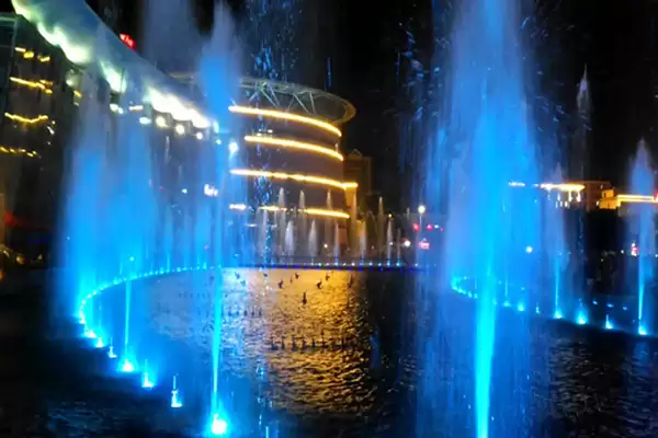 musical dancing fountain