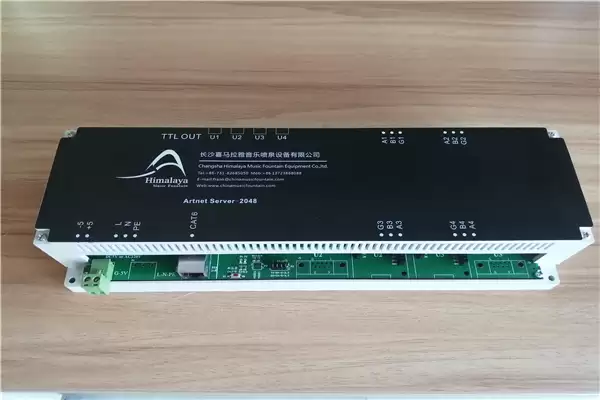 Guía de funcionamiento del gabinete de control de fuente musical 2 Fountain Control Panels1