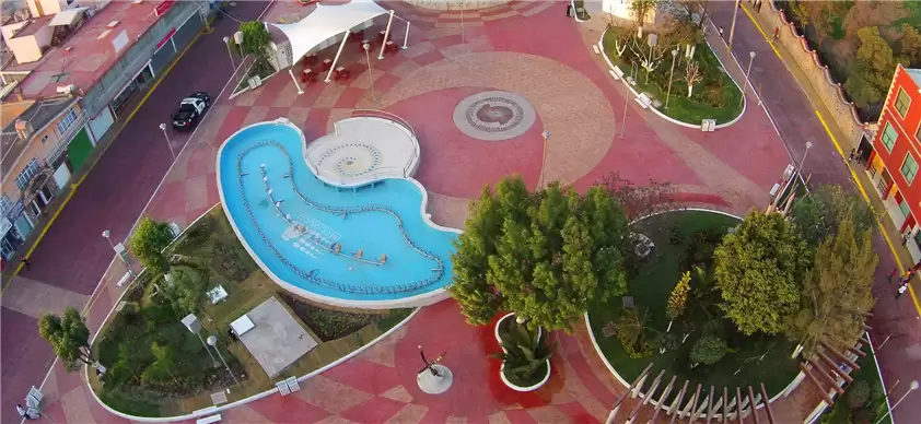 Jardin Hidalgo Ixtapaluca Music Water Fountain Project, Mexico