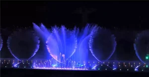 Water Music Dancing Fountain Laser Projection In Baroda, India