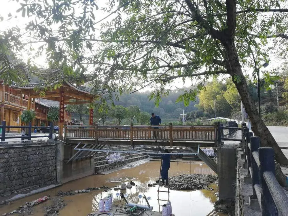 JInzhou Resort fountain installation
