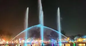 2021 Dancing Musical Fountain Show with Water Screen Projection