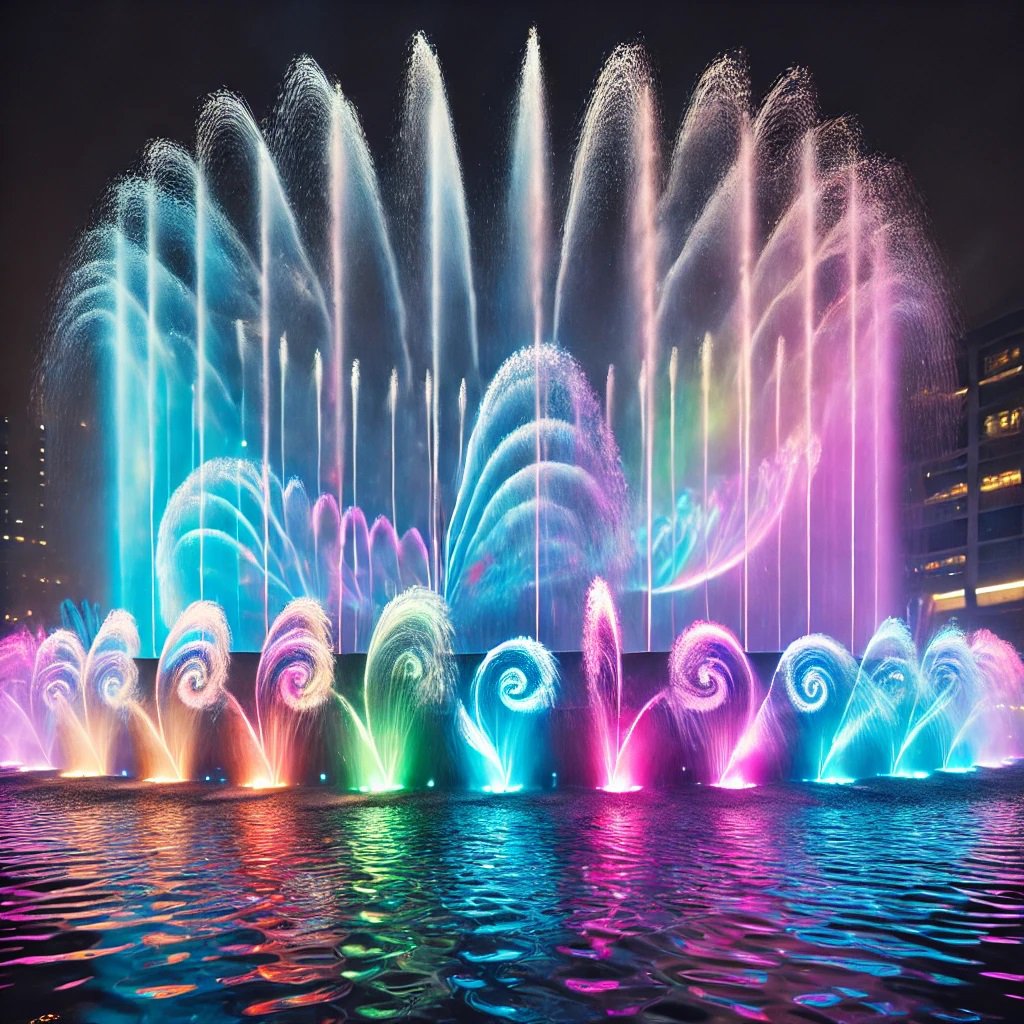 musical dancing fountain музыкальный танцующий фонтан fontaine musicale dansante fuente musical danzante نافورة موسيقية راقصة fonte dançante musical