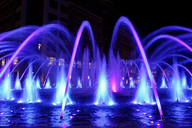 dancing fountain