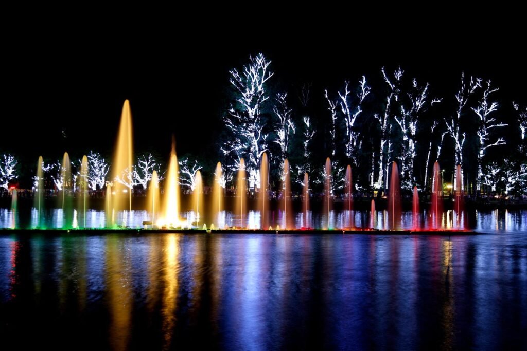 musical dancing fountains