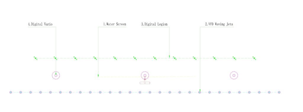 Water Screen Musical Fountain Mexico